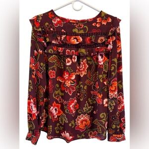 LOFT Floral Patterned Blouse